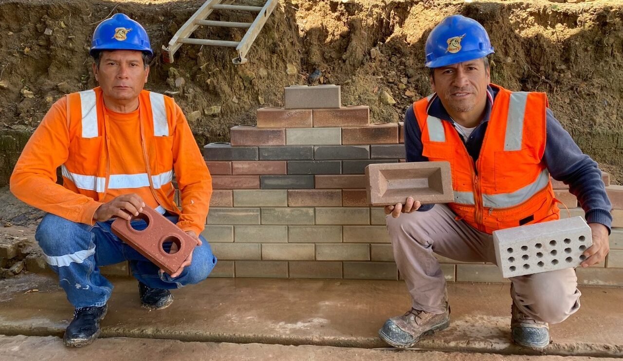 Equipo de Draco's Sur América con distintos modelos de ladrillos